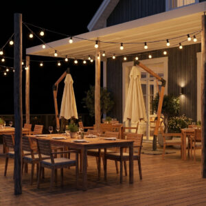 Scandipro Ultra SA umbrellas and light chain