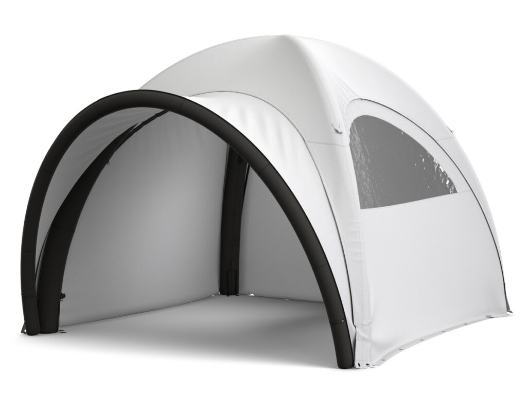 täispuhutav telk valge