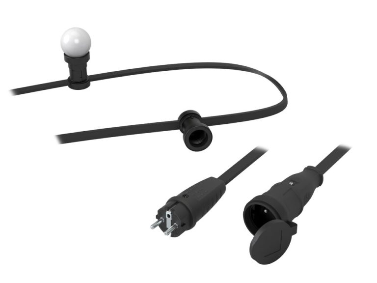 light chain, lamp chain for gardens and courtyards lighting