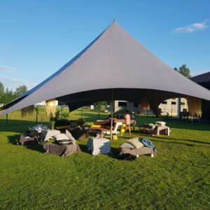 star tents with printing