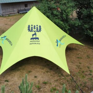 star advertising tent