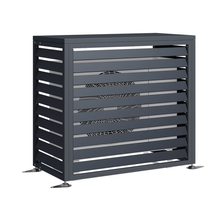 air heat pump cover grey
