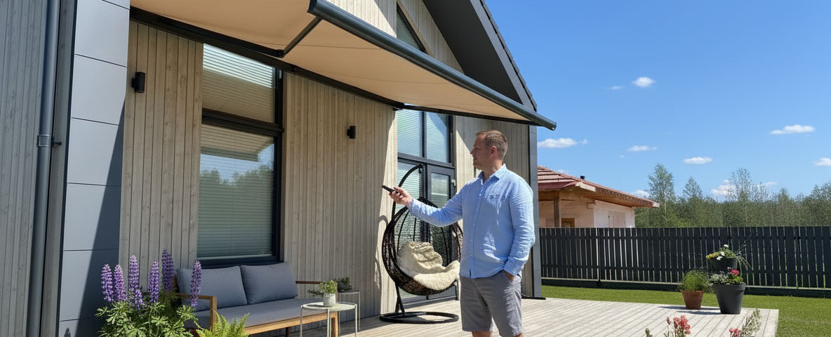 mootoriga terrassimarkiis