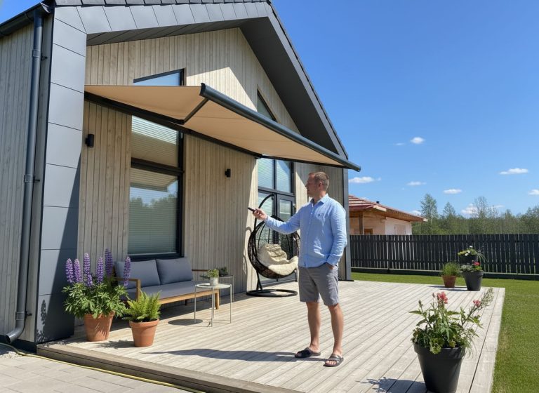 Mootoriga terrassimarkiis: Täislahendus sinu terrassile