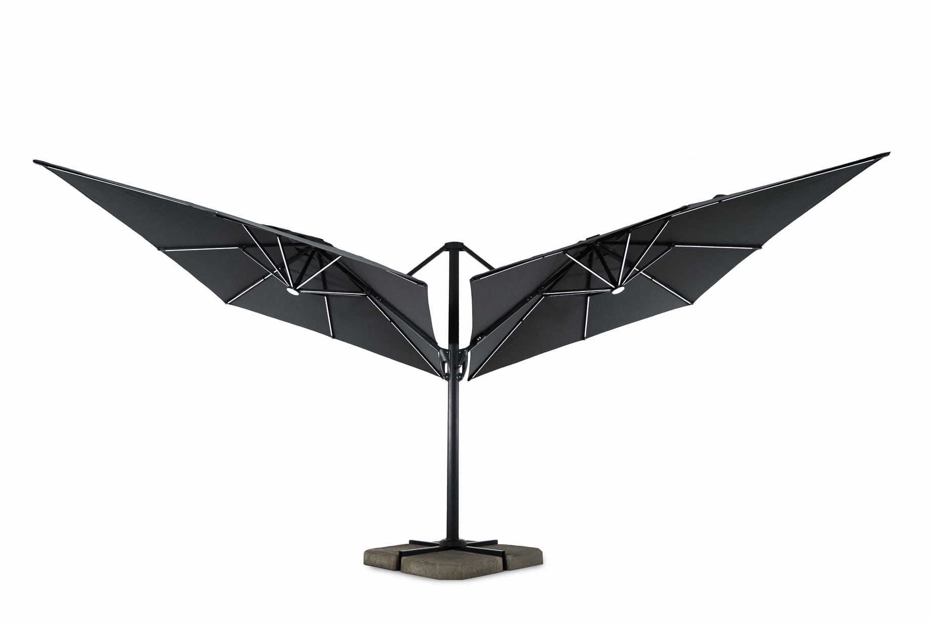 Päikesevari Flexy Duo asendid Päikesevari Flexy Duo asendid