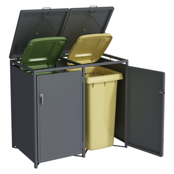 prügikasti ümbris ümar uus kahene eest