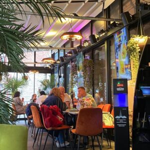 Infrared heater for the terrace