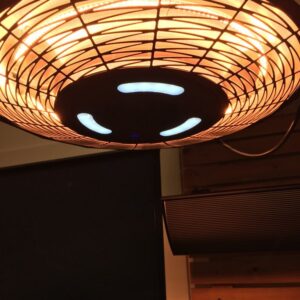 patio heater with lighting