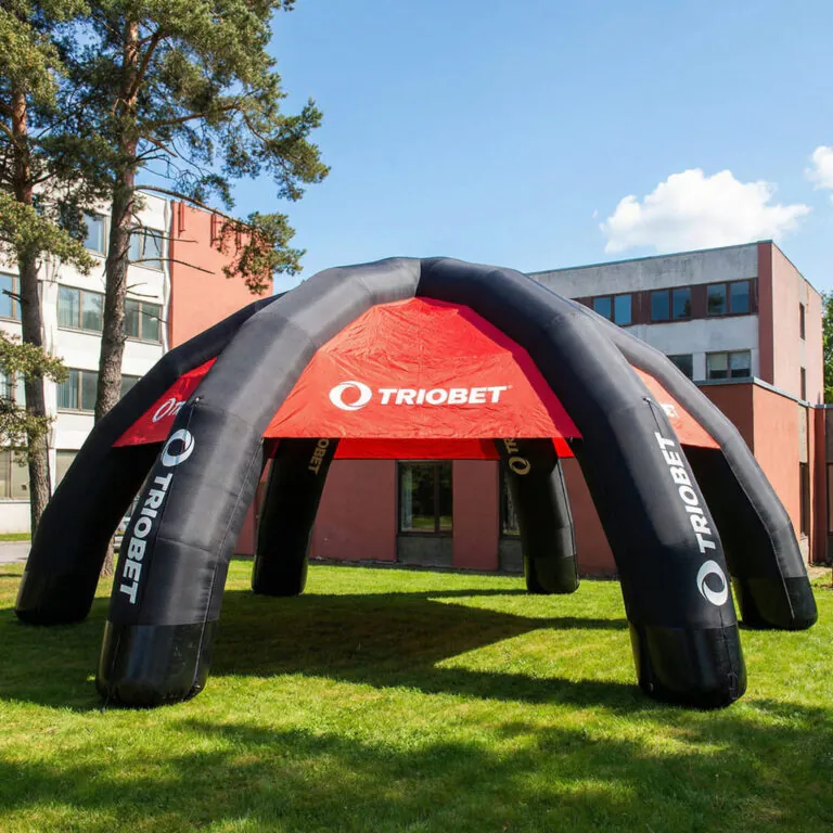 Inflatable tents