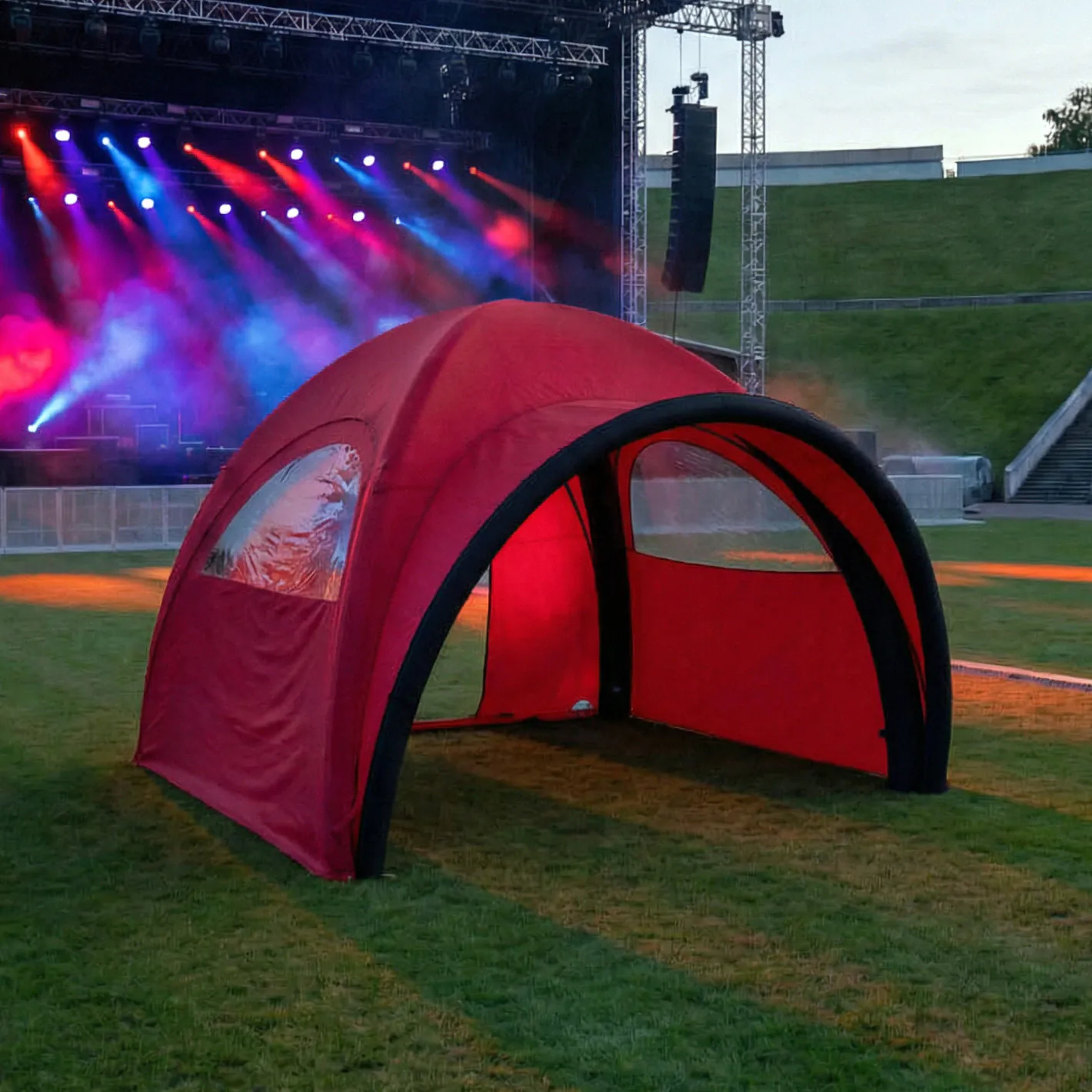 inflatable tent