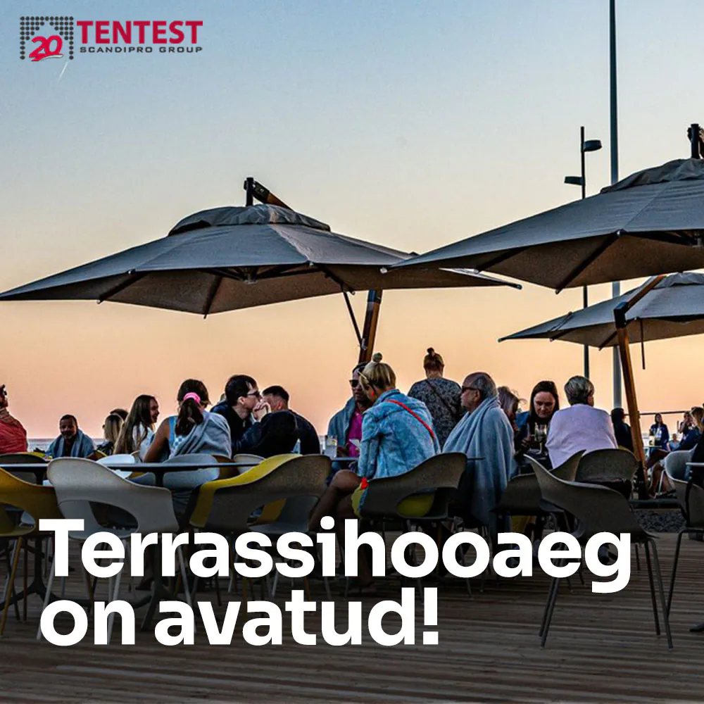 päikesevarjud terrassihooaeg