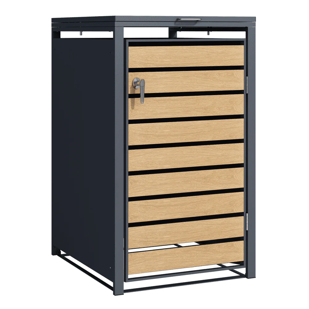 prügikasti ümbris puit immitatsioon