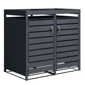 Kahene prügikasti konteiner