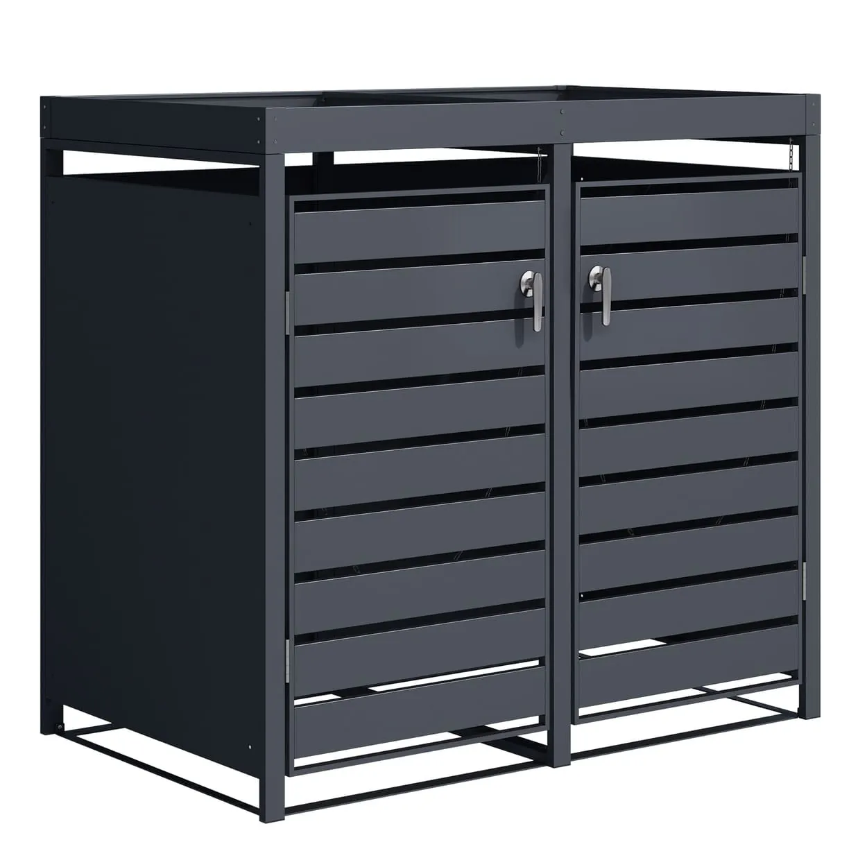 Kahene prügikasti konteiner