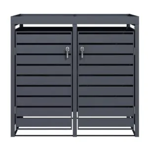 Kahene prügikasti konteiner