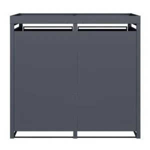 Kahene prügikasti konteiner