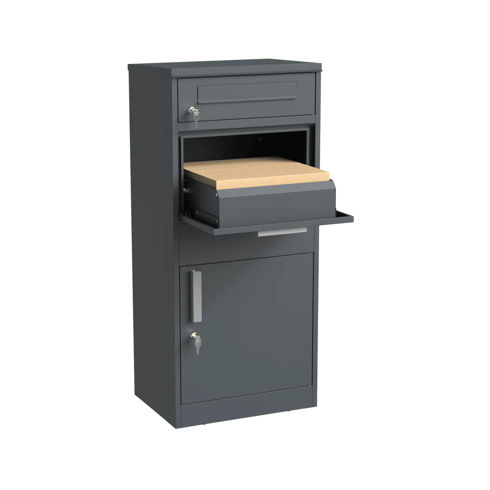 parcel to the courier