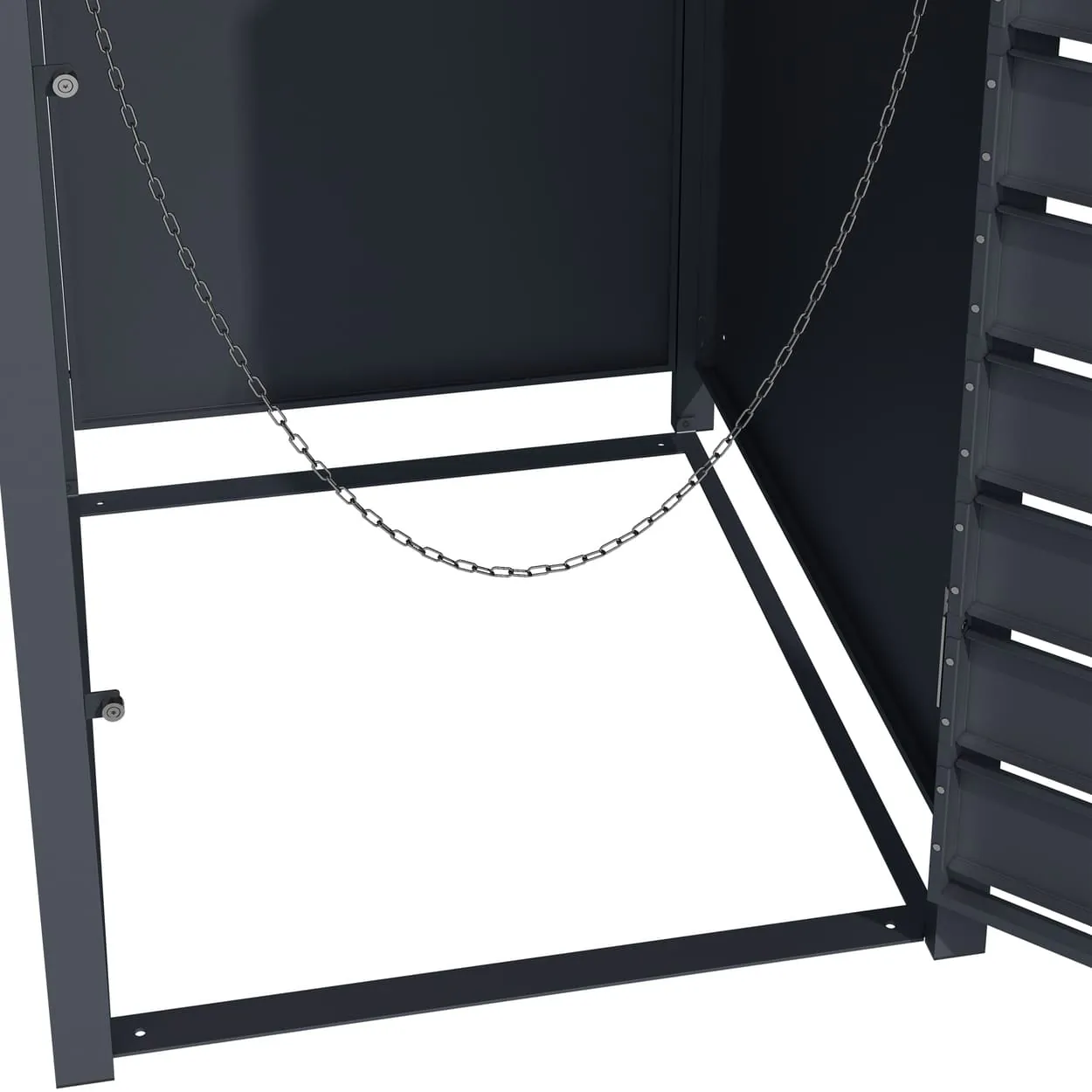 Prügikasti ümbris taimelavaga