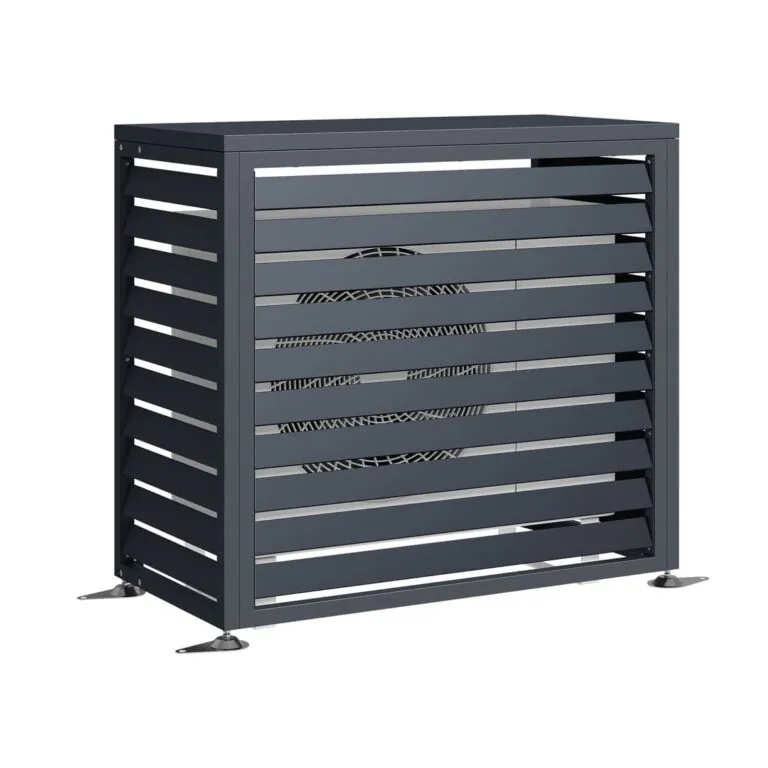 air heat pump cover grey