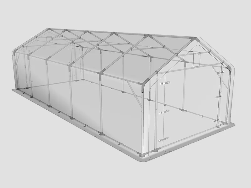 scandipro tentest warehouse tent model illustrative 4x10 pvc warehouse
