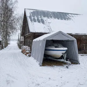 autotelk hall paadi hoiustamiseks